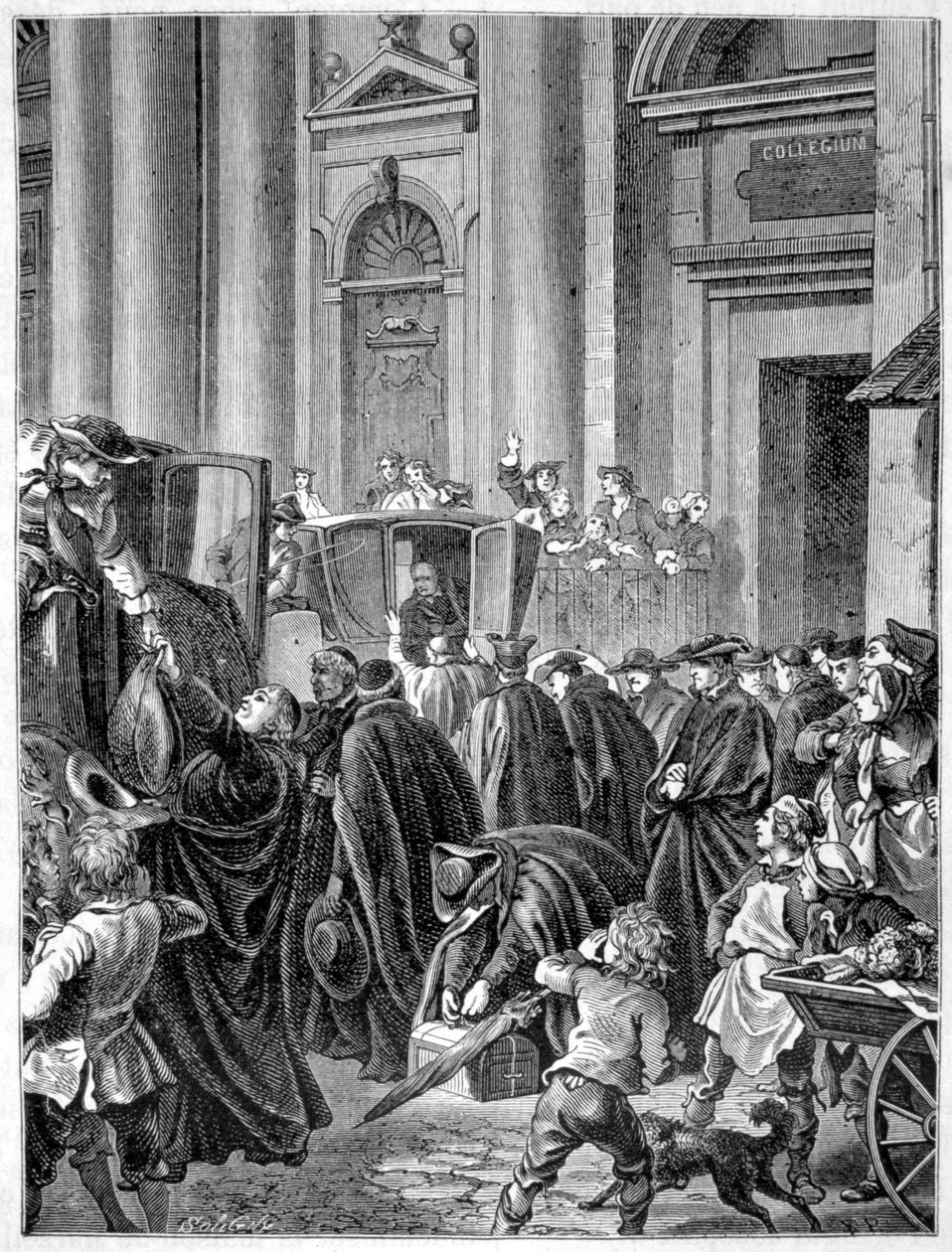 Jesuiternas utvisning (1764) - i "" Histoire de France populaire"" av Henri Martin av French School