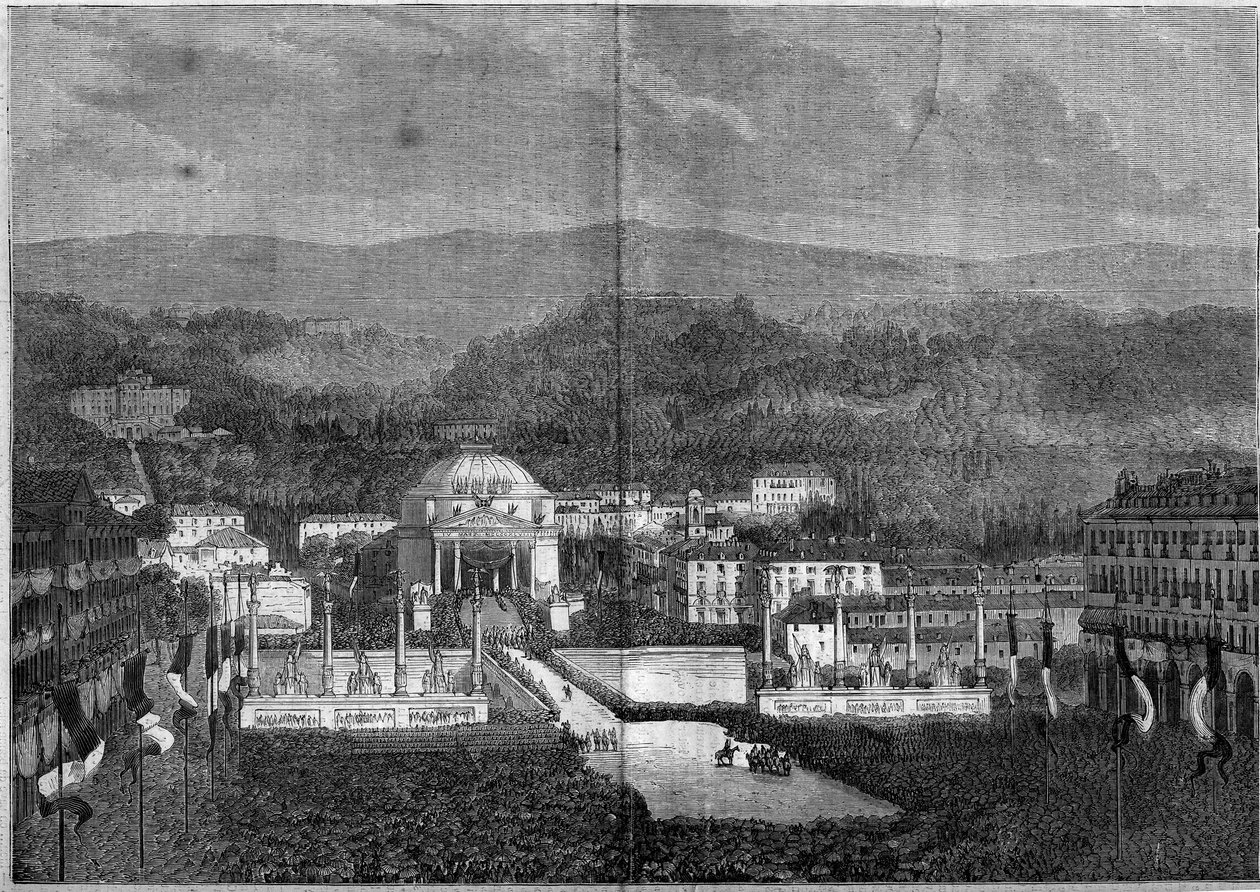 Stadgans högtider i Turin, Italien av French School