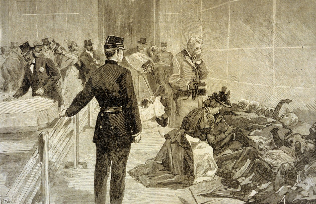 Brand vid Bazar de la Charite i Paris den 4 maj 1897: efter katastrofen identifierade familjer offren vid Palais de l