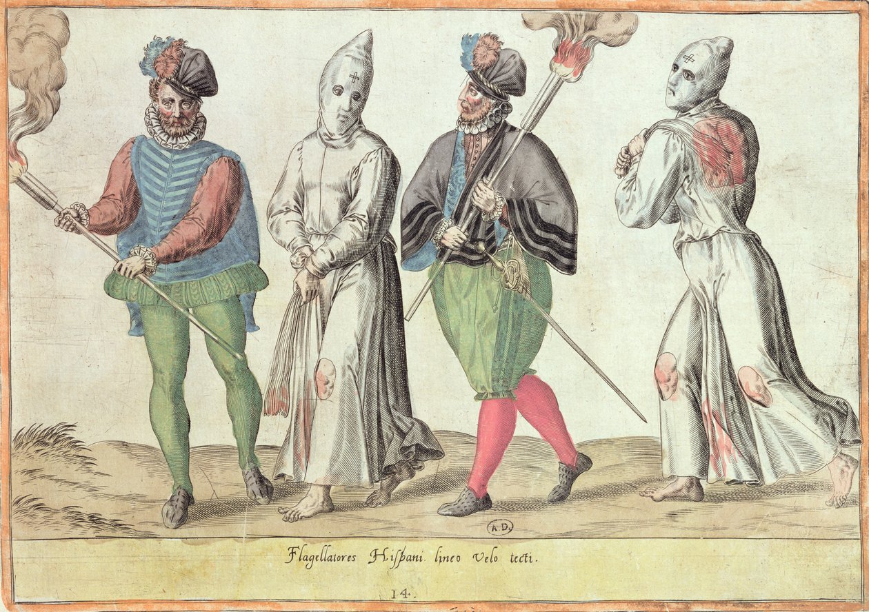 Flagellanter i Spanien av French School