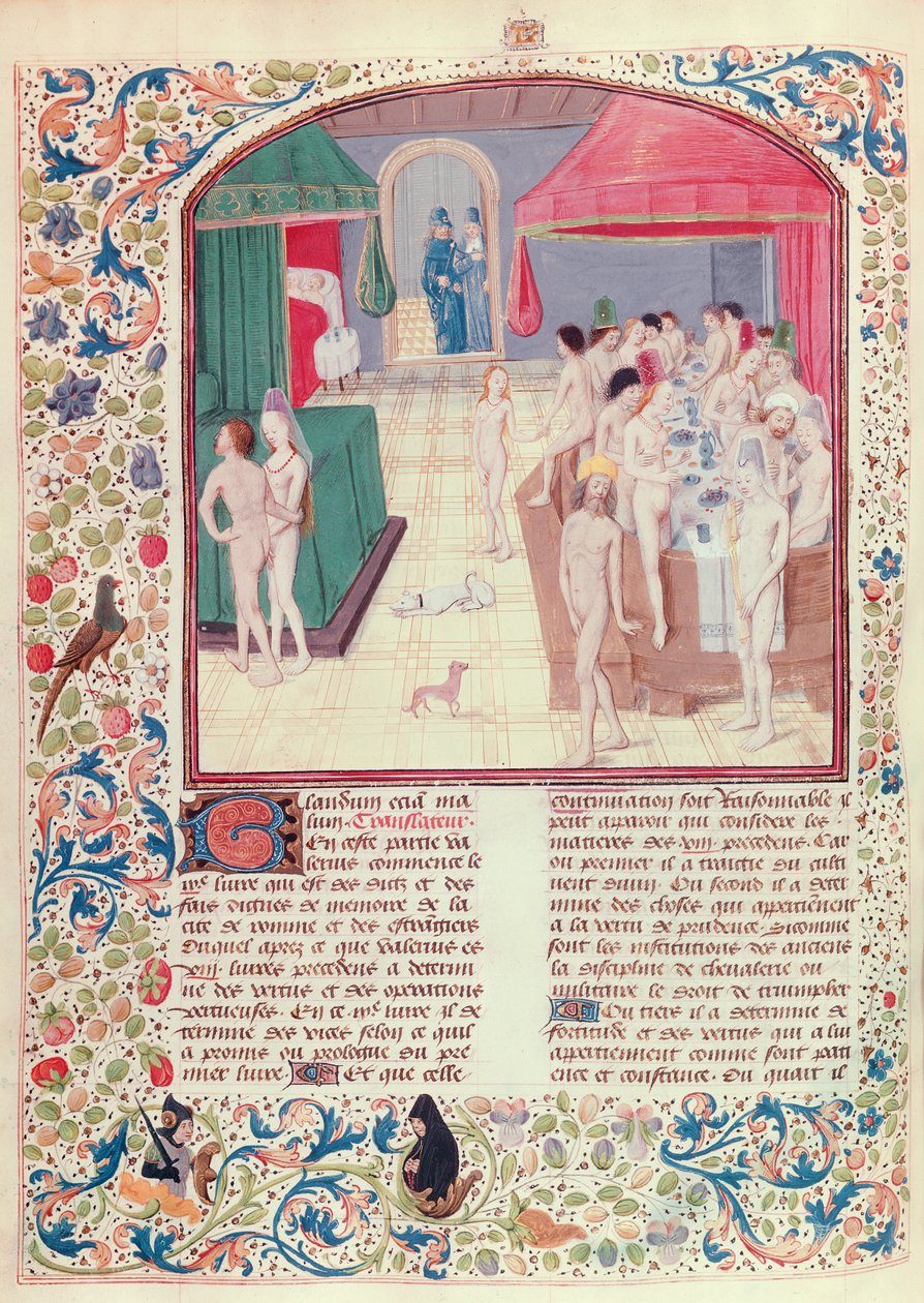 Fol.414v, Fakta och minnesvärda ord av French School