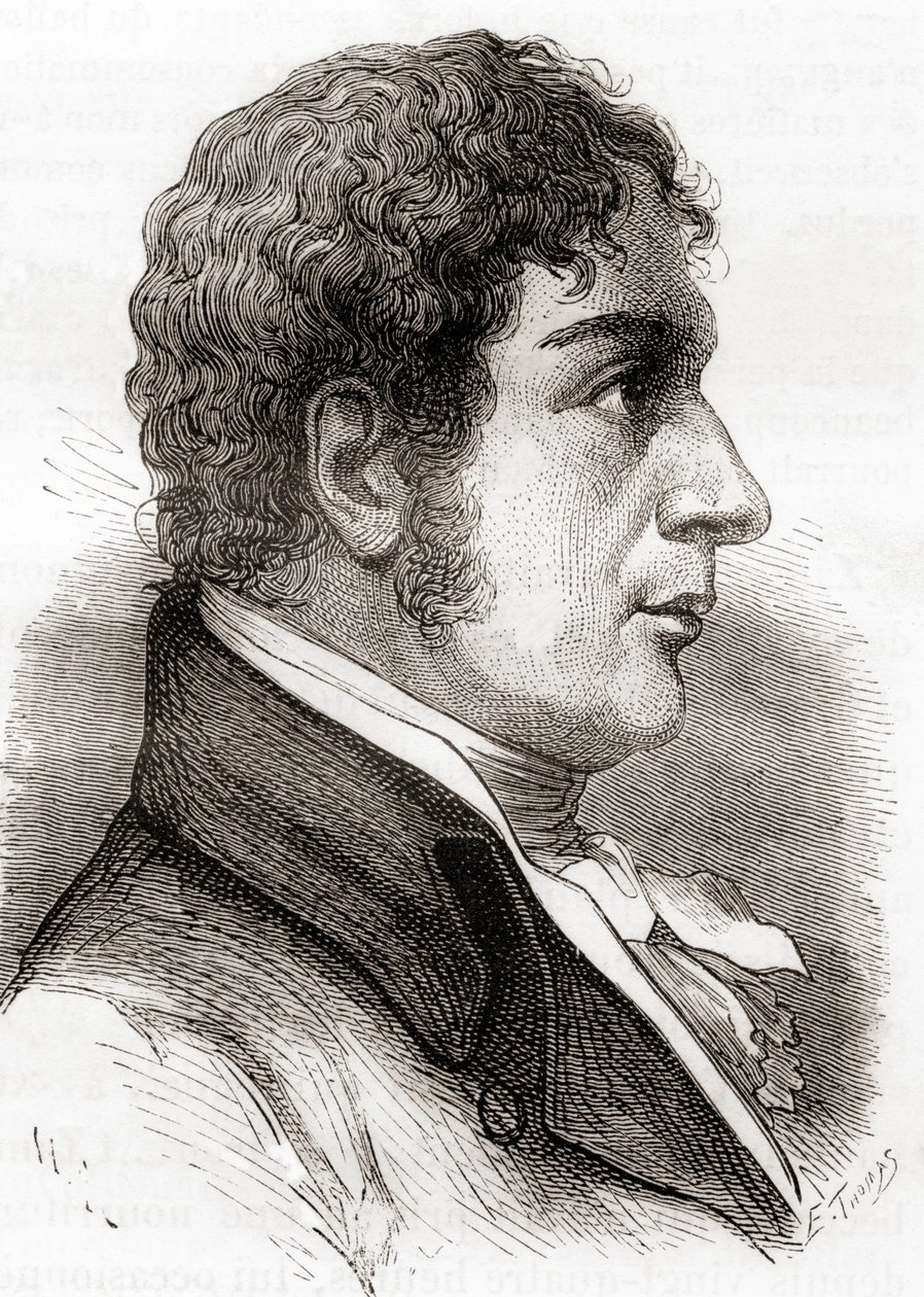 Francesco Zambeccari, ur "Les Merveilles de la Science", publicerad ca 1870 (litografi) av French School
