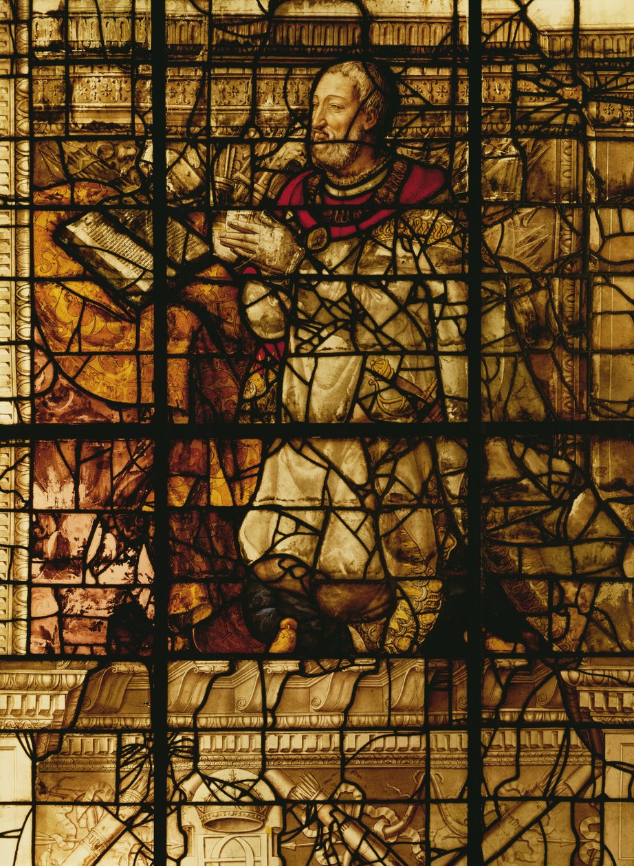 Franciskus I i bön av French School