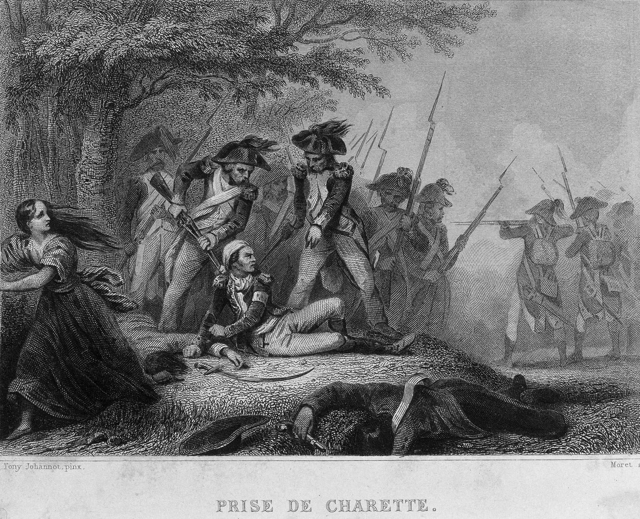 Francois-Athanase de Charette de la Contrie (Francois Athanase: 1763-1796) - i "Franska revolutionen" av Thiers. 1800-talet av French School