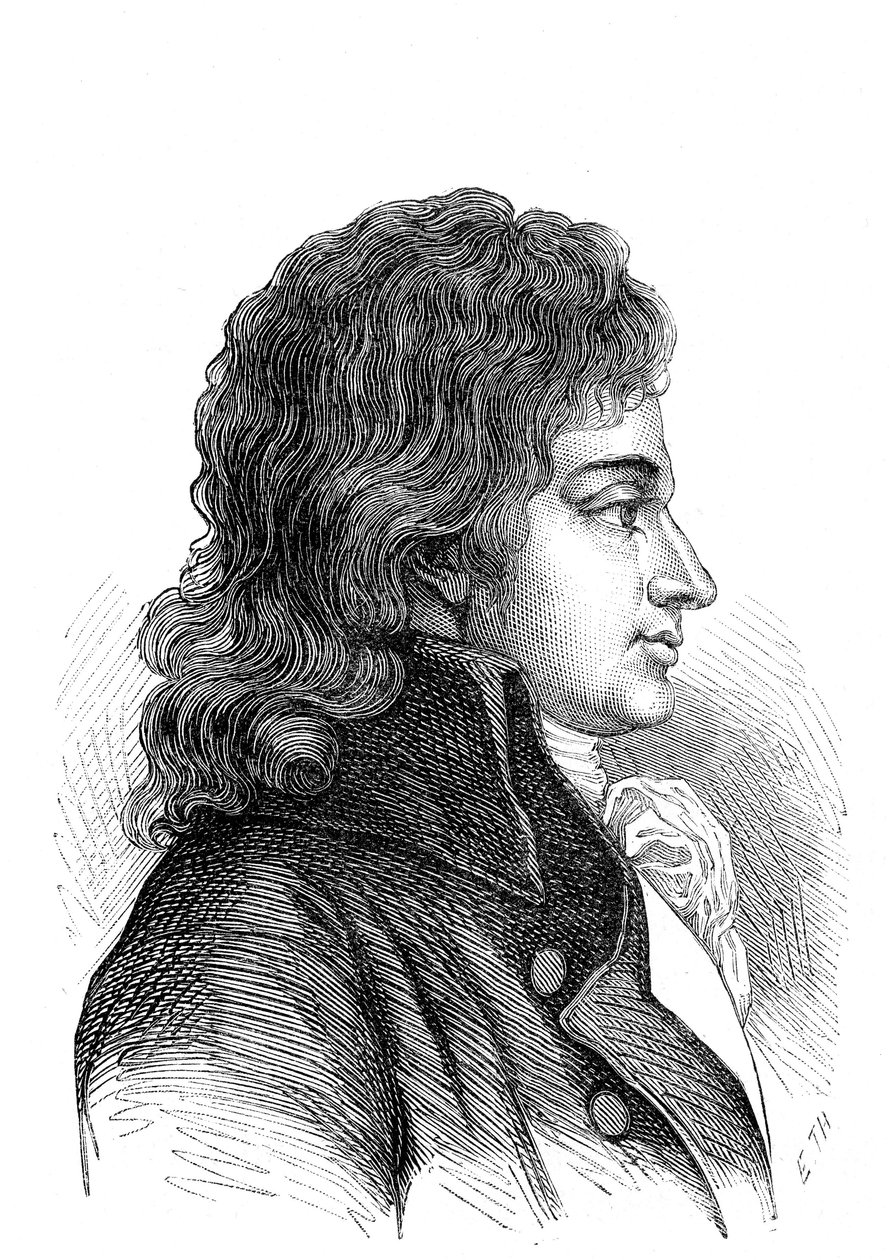 Francois Antoine, greve av BOISSY av ANGLAS (gravyr) av French School