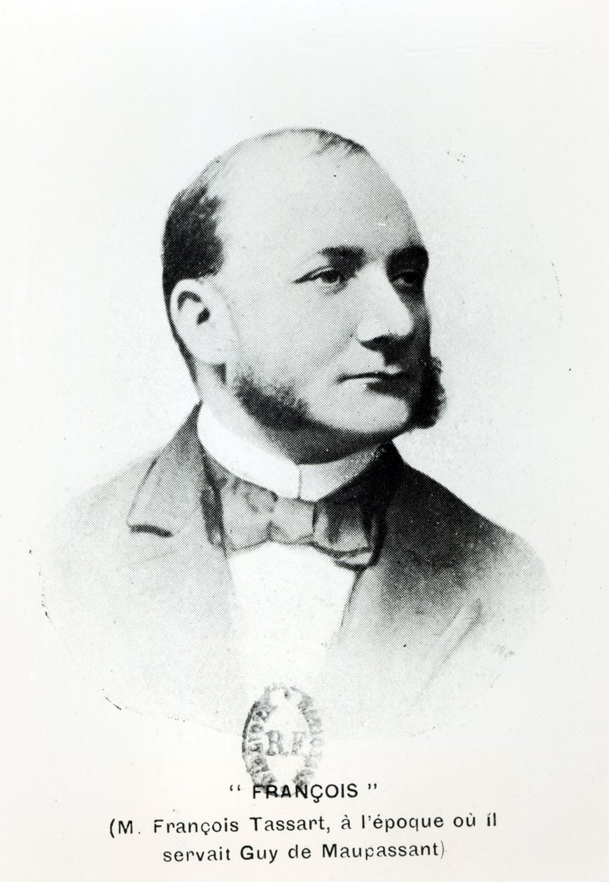 Francois Tassart, betjänt till Guy de Maupassant (1850-93), från La Fin de Maupassant av Georges Normandy, publicerad 1927, Paris av French School
