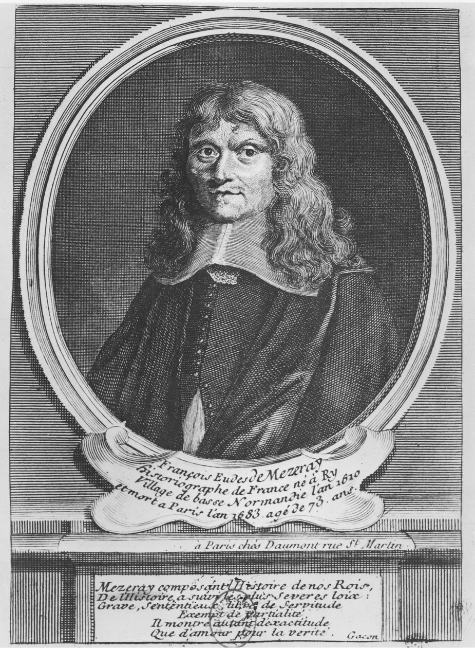 Francois Eudes de Mézeray (gravyr) av French School