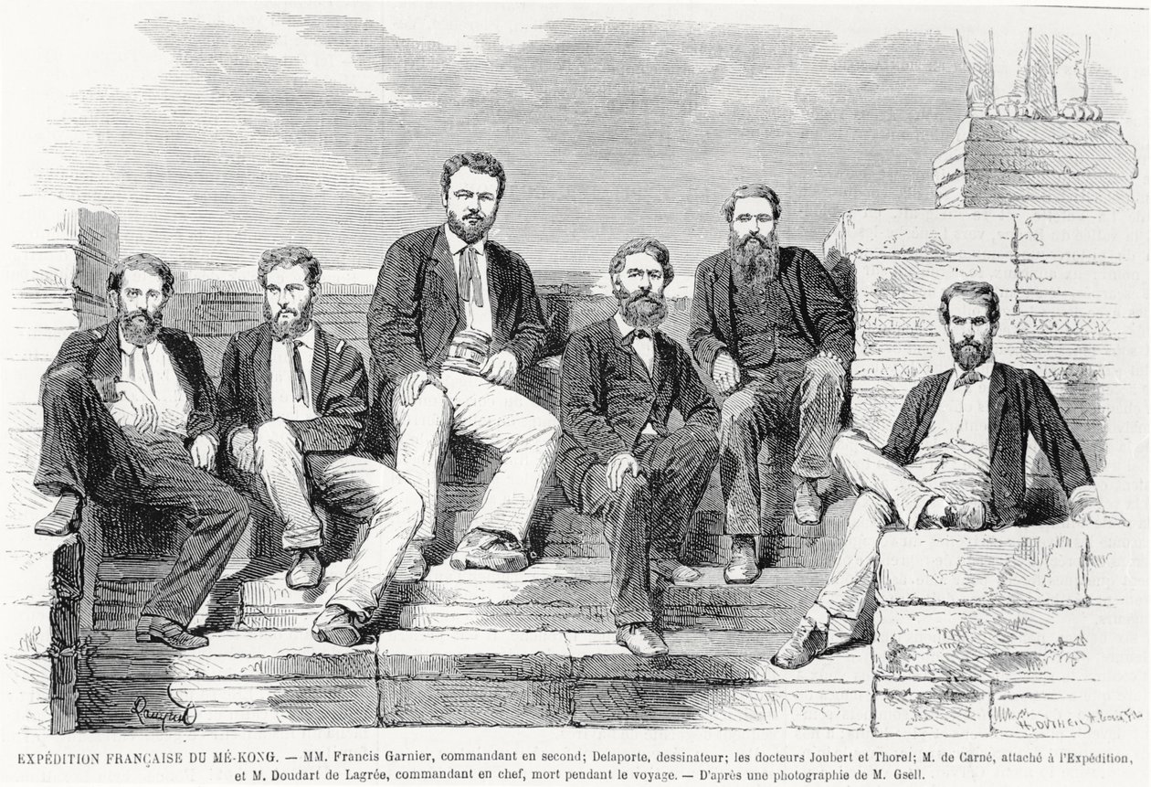 Franska expeditionen till Me-Kong, 1868 av French School