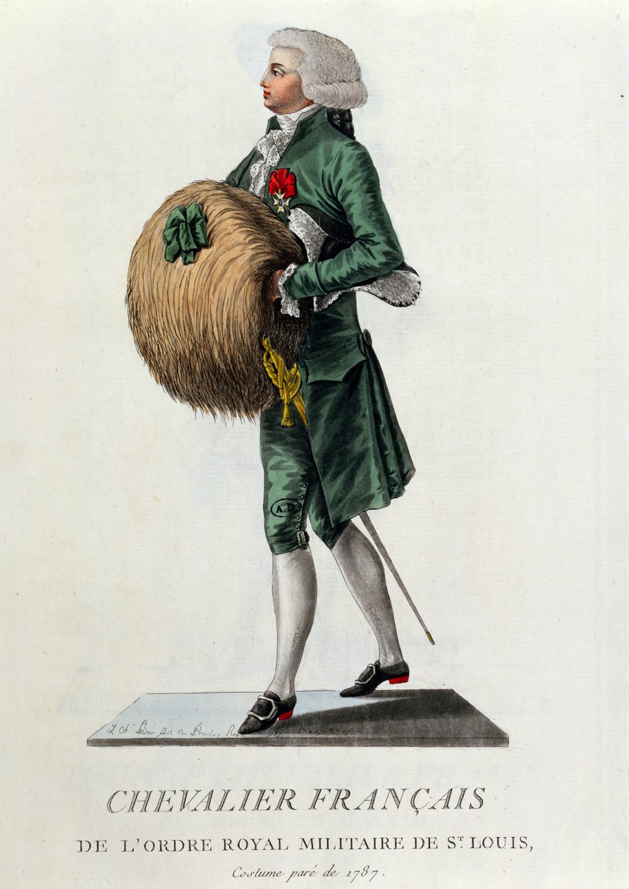 Fransk riddare av St. Louis-orden, 1787 av French School