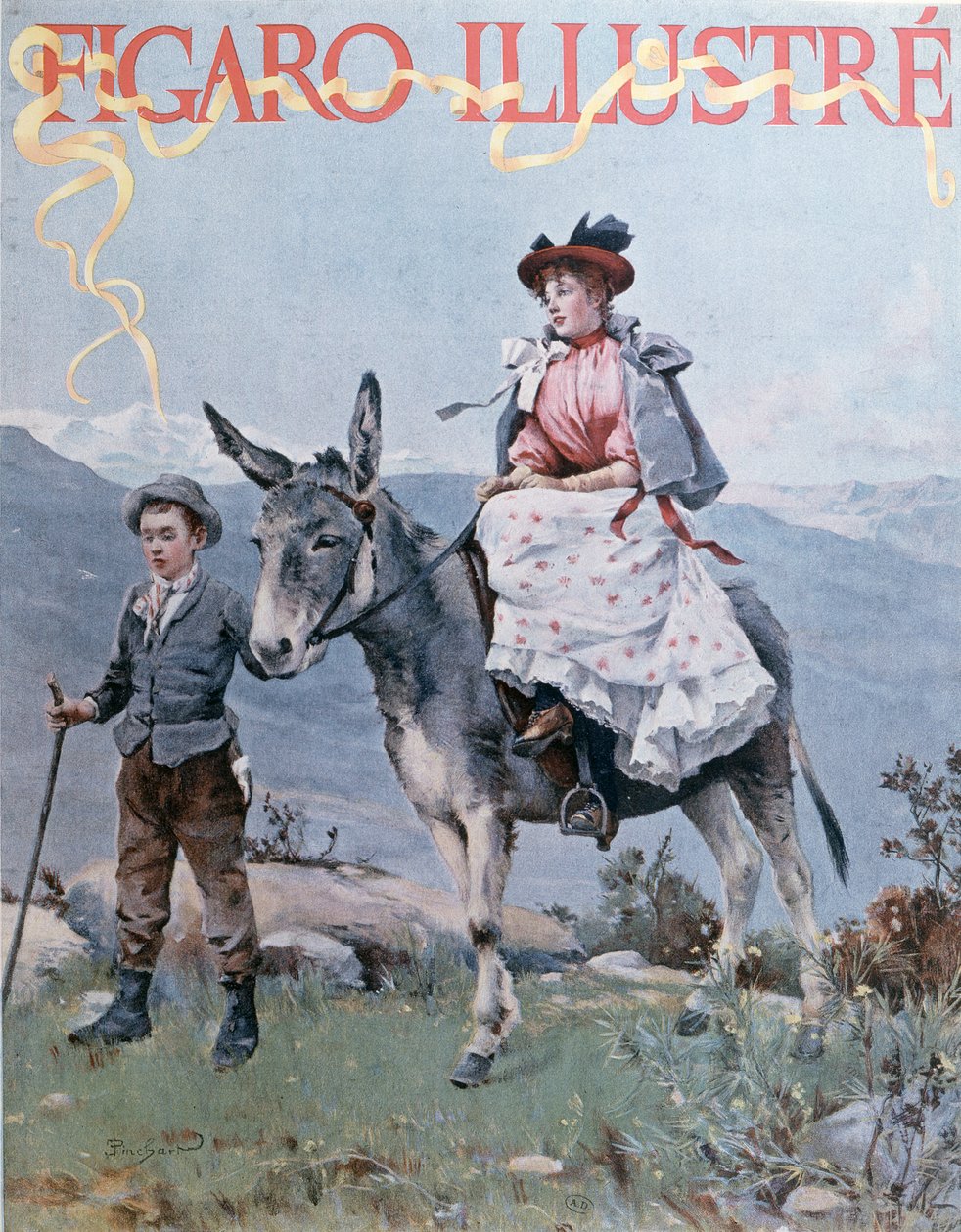 Framsidan av Le Figaro Illustre, september 1894 av French School