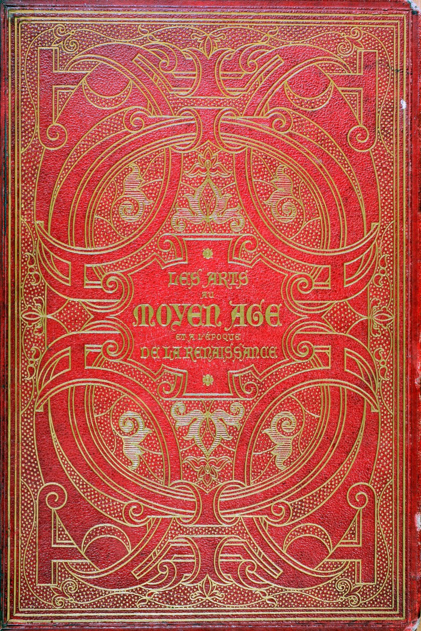Framsidan av Les Arts au Moyen Age, publicerad av Firmin Didot 1873 (läder) av French School