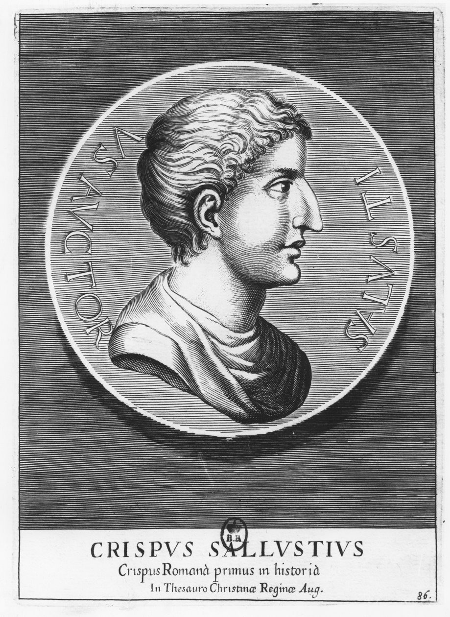 Gaius Sallustius Crispus, Sallust (gravyr) av French School