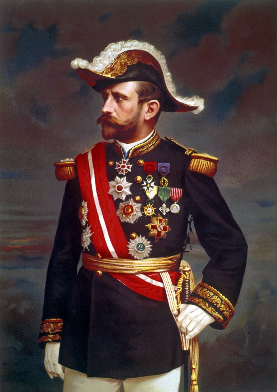 General Georges Boulanger, sent 1800-tal (målning) av French School