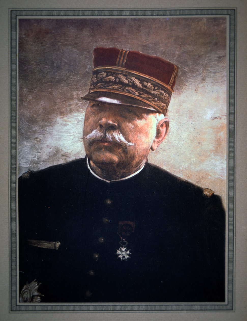General Joseph Joffre (färg litho) av French School