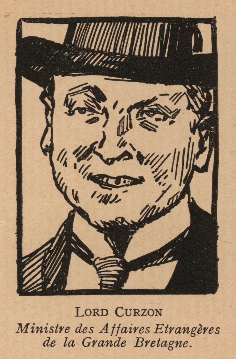 George Curzon av French School
