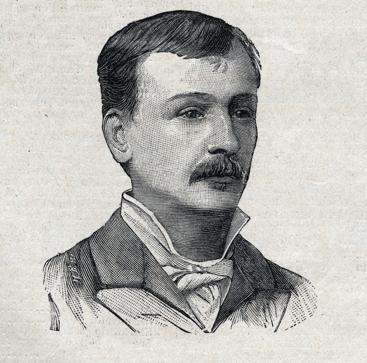 Georges Courteline, vid hans riktiga namn Georges Victor Marcel Moinaux (1858-1929), fransk romanförfattare och dramatiker, i "Le Petit Parisien"" av French School