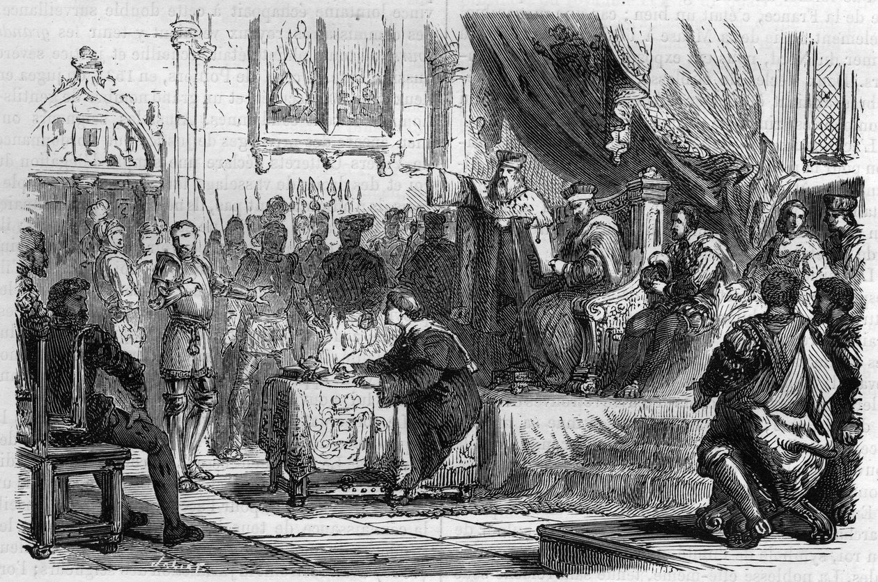Great days of Poitiers (1531) under Francois I. Grand Days är exceptionella domstolar som i slutändan dömer lokala mål. Som ordförande av en kungens kommissarie och sammansatt av professionella domare men främmande för provinsen använder Francois I ofta av French School