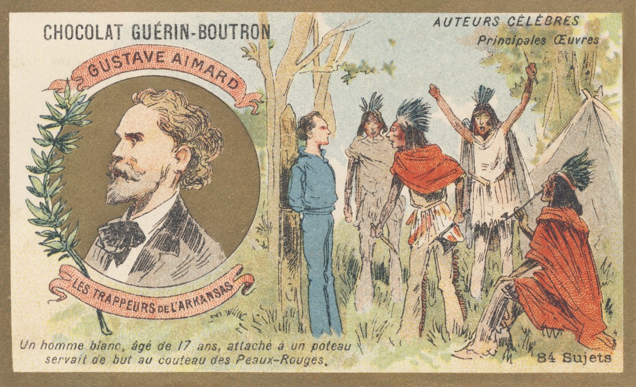 Gustave Aimard (1818-1883), fransk författare, författare till "Les trappers de l