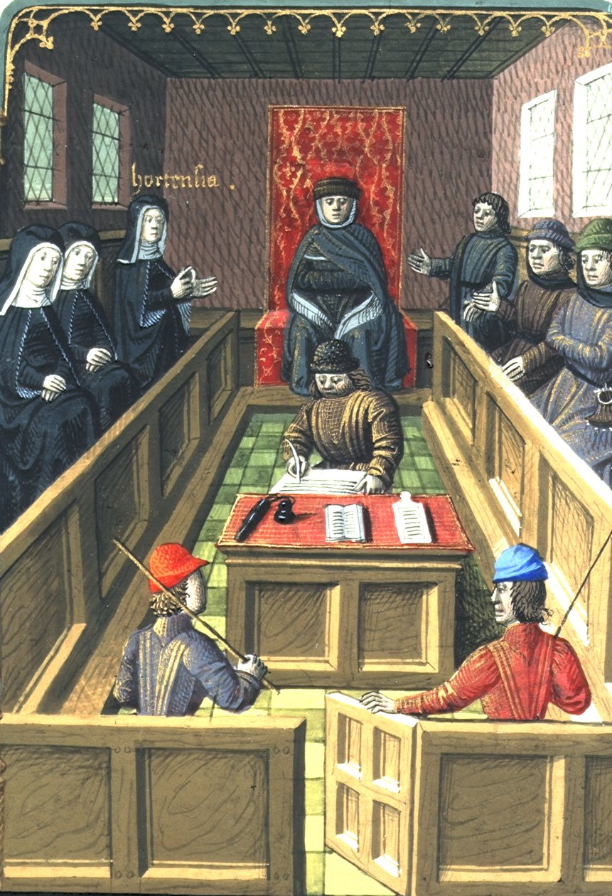 Harley 4375 fol.138v Hortensia före triumviratet, från 