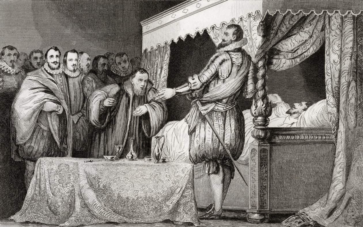 Henri III (1551-89) namnger Bearnais (1553-1610) som sin efterträdare, från 