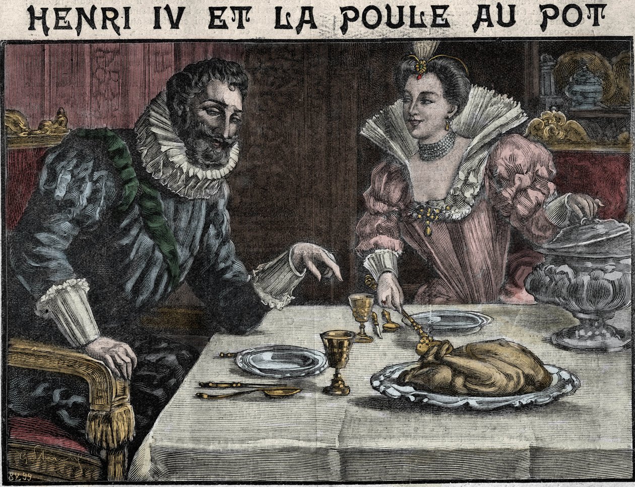 Henri IV och kycklingen vid grytan: Gabrielle d