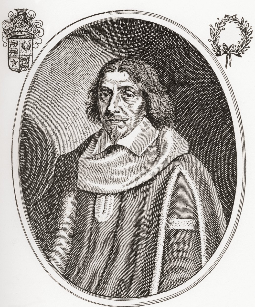 Henri de Mesmes, herre av Roissy, markis av Mongneville och Everly, 1575-1650. fransk magistrat och borgmästare i Paris. Från Les Heures Libres publicerad 1908. av French School