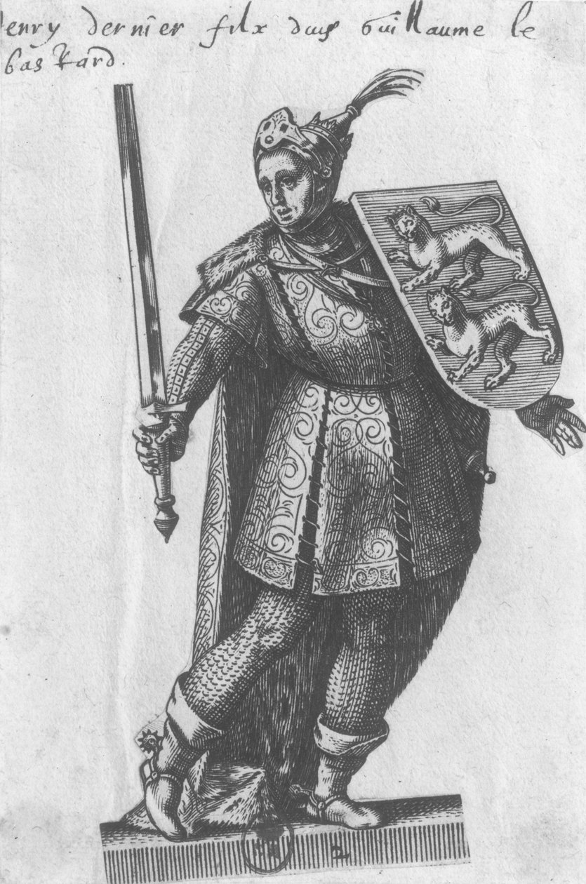 Henrik I (1068-1135) kung av England av French School