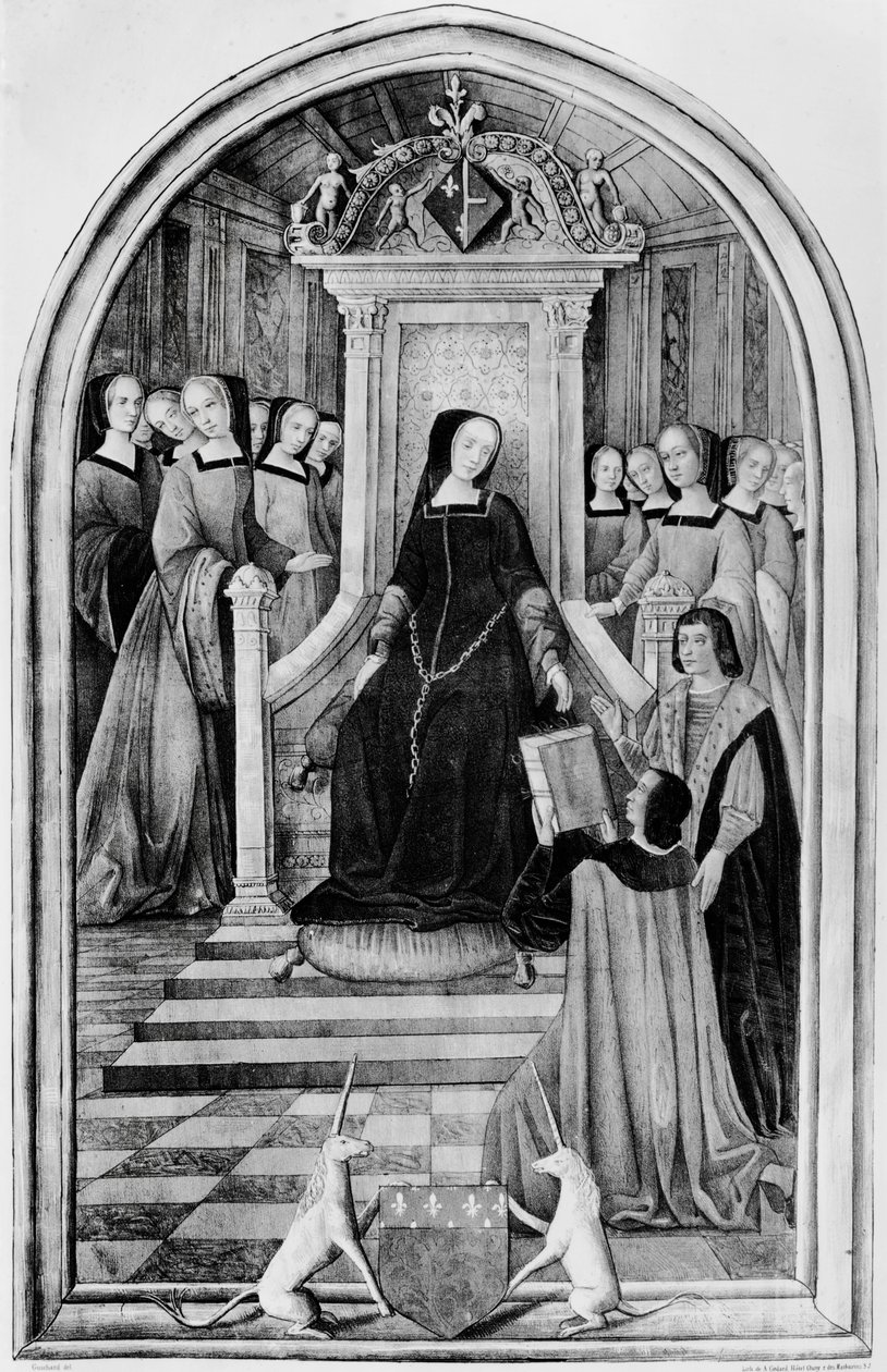 Homage till Louise de Savoie (1476-1531) i Amiens 1518, från 