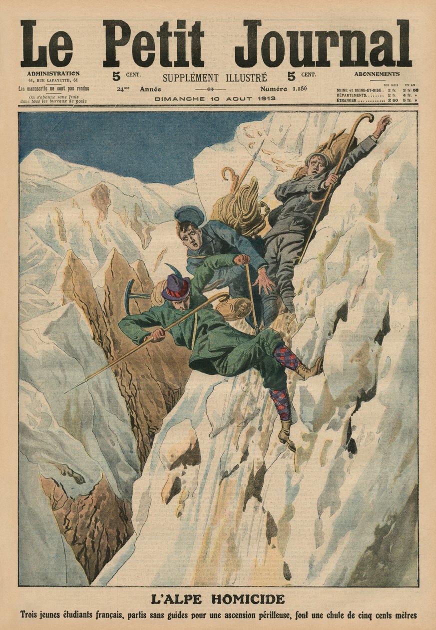 Homicidal Alp, framsidans illustration från 