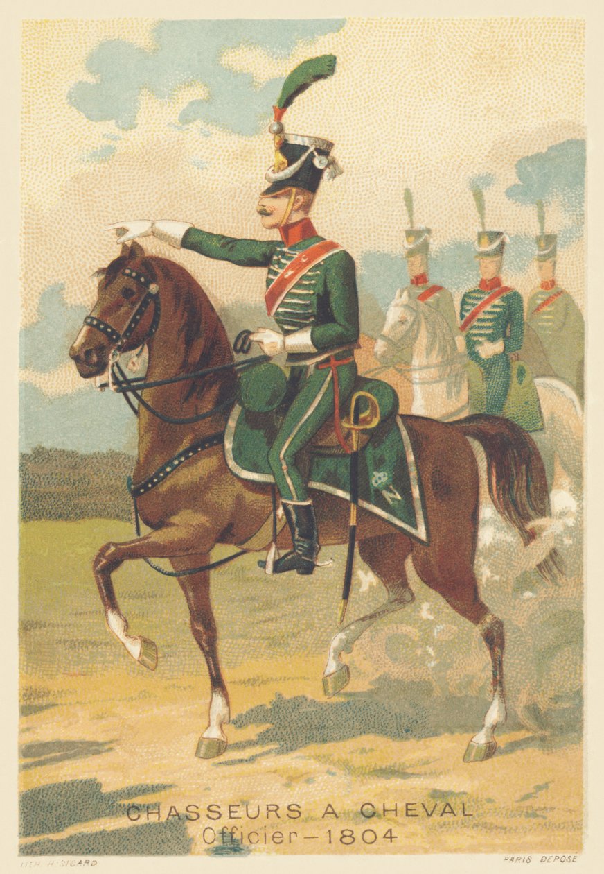 Hästjägare, officer 1804 av French School