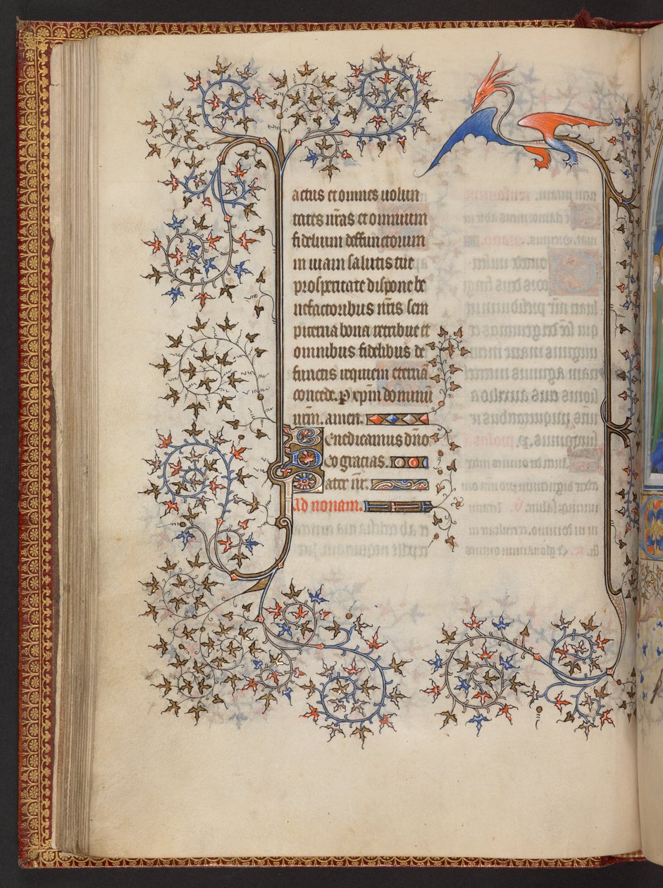 Hours of the Virgin, Time Book, Lägg till MS 32454 f.37v, Frankrike av French School