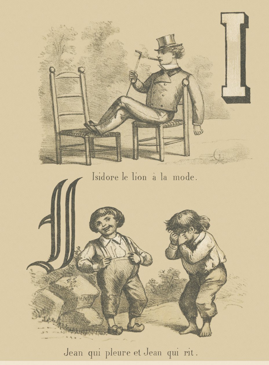 I J: Isidore det trendiga lejonet/John gråter och John skrattar av French School