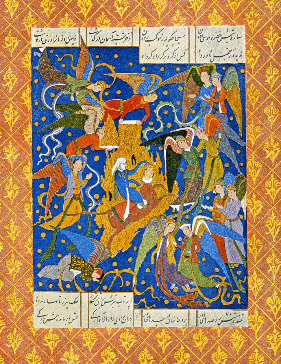 Illustration för Arabian Nights, 1895 (färggravyr) av French School