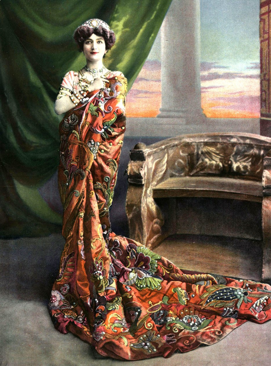 Illustration från tidningen "Le Theatre av French School