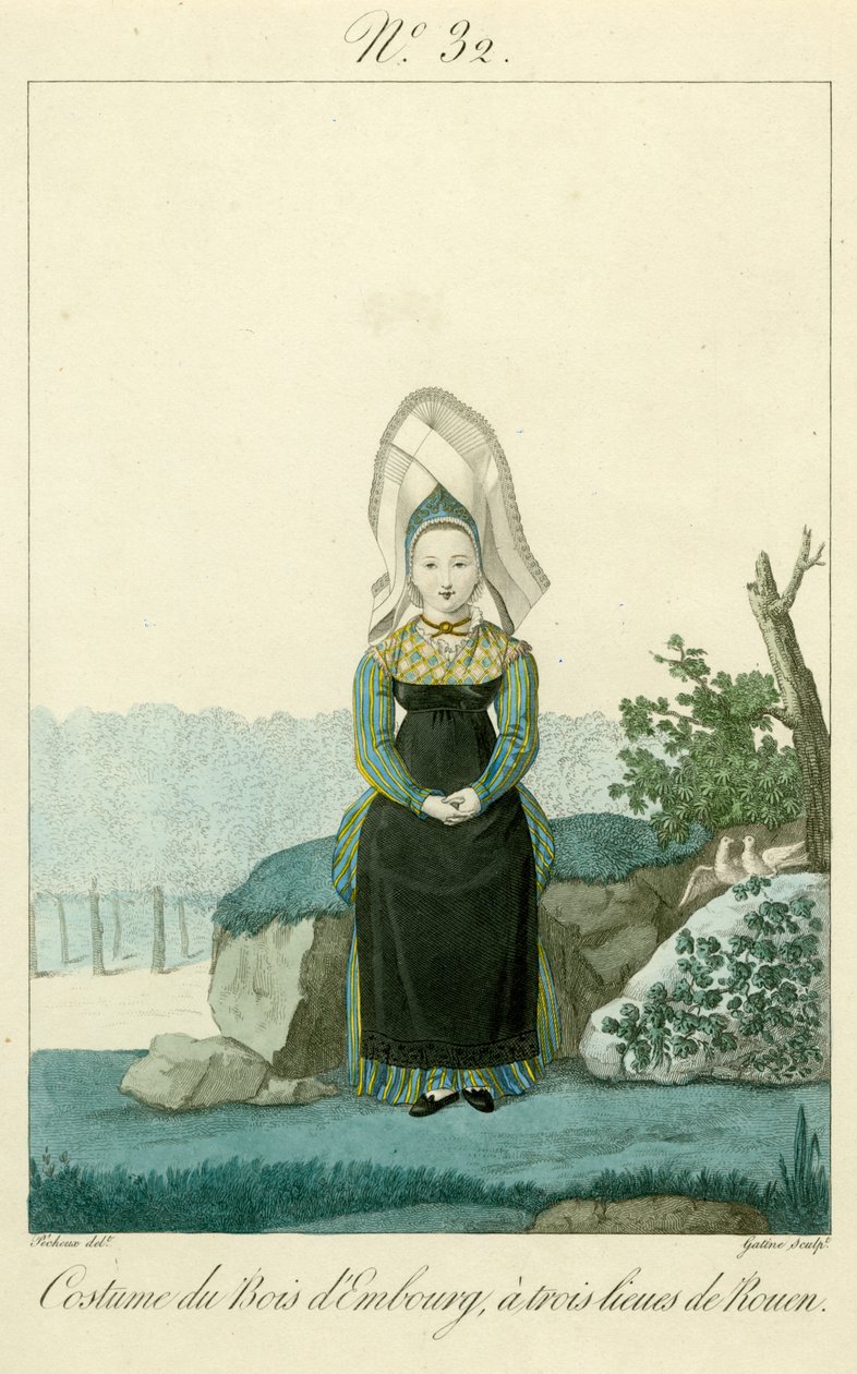Illustration nr. 32, kostym av Bois d