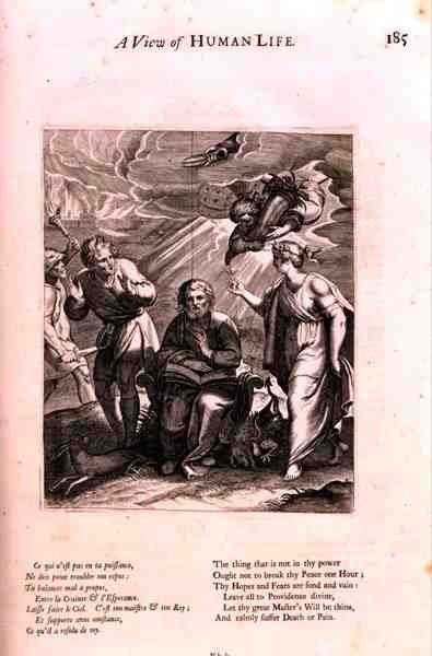 I Attendance of Death, illustration från dikten 
