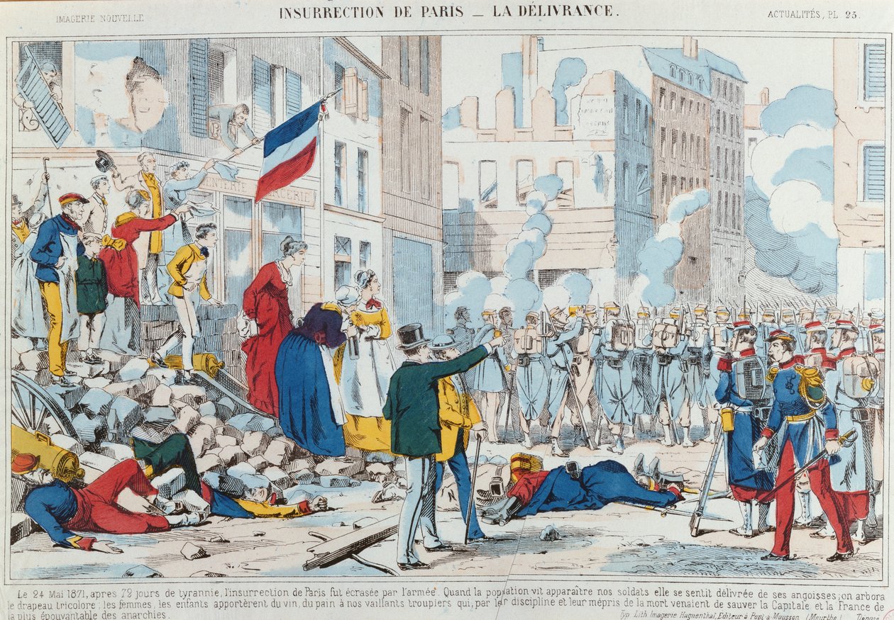 Parisupproret, befrielsen, 1871 av French School