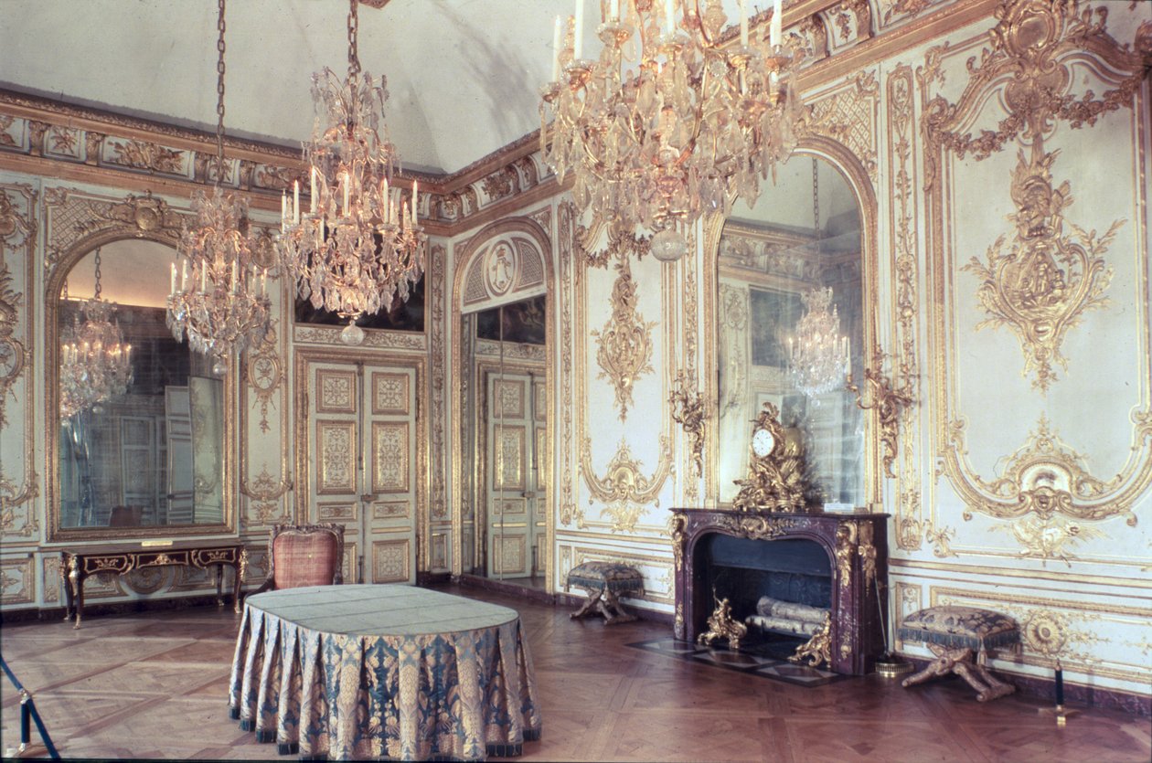 Rådkammarens interiör 1701-55 av French School