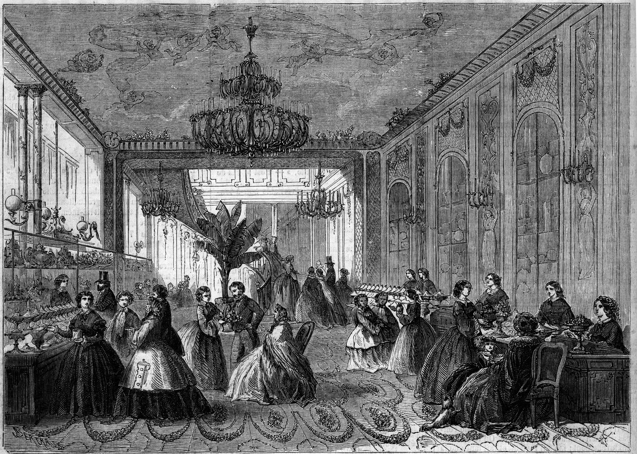 Invändig bild av Paul Siraudins konfektyr. Paris av French School
