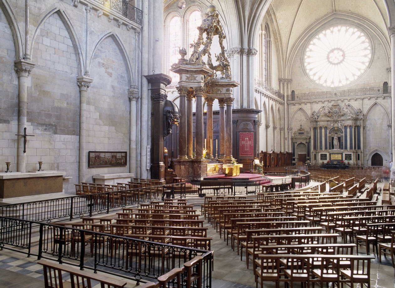 Invändig utsikt över Cathedrale d