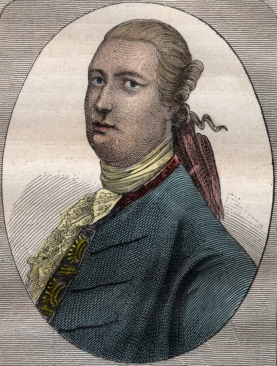 James Bruce, skotsk resenär och reseskribent (1730-1794) - James Bruce skotsk diplomat, upptäcktsresande och geograf (1730-1794) - illustration hämtad från "The Great Mariners of the 18th century" av French School