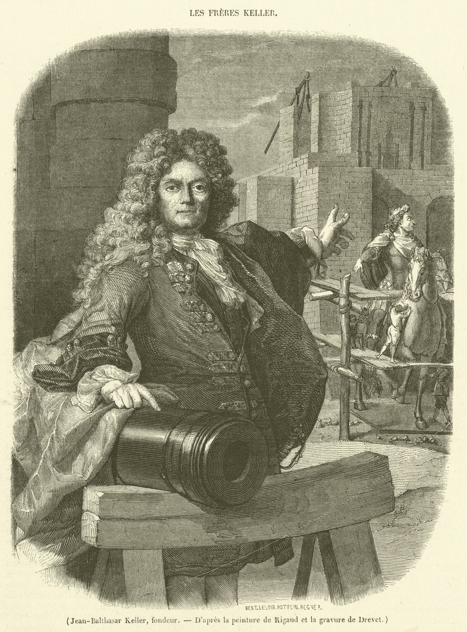 Jean-Balthasar Keller, gjutare (gravyr) av French School