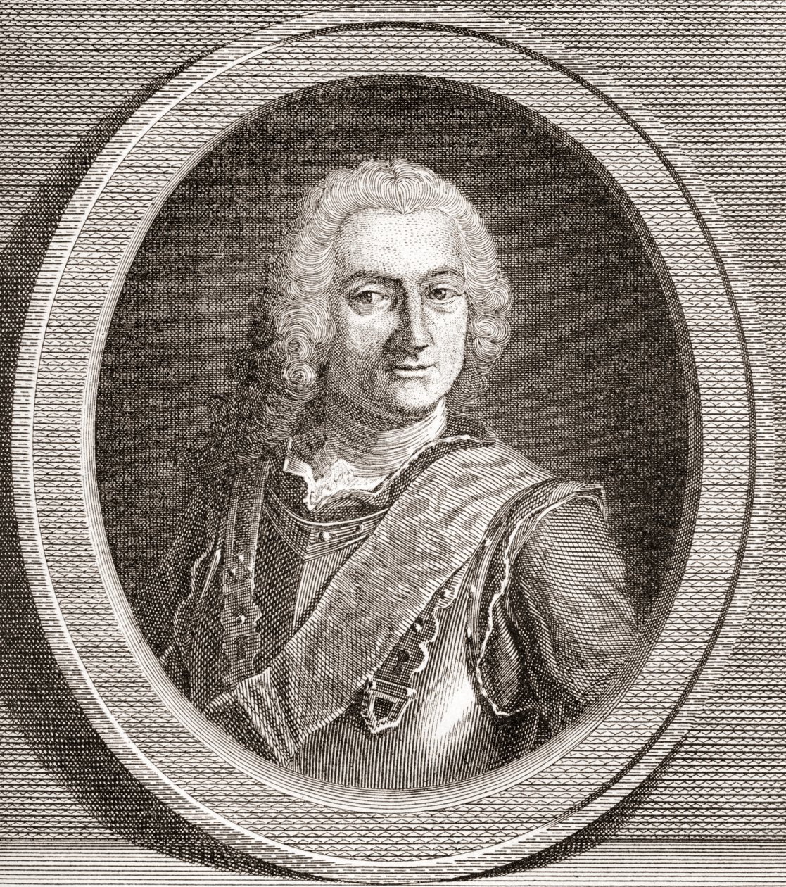 Jean-Baptiste François Desmarets, 1682 1762. Markis av Maillebois. marskalk av Frankrike. Från Les Heures Libres publicerad 1908. av French School