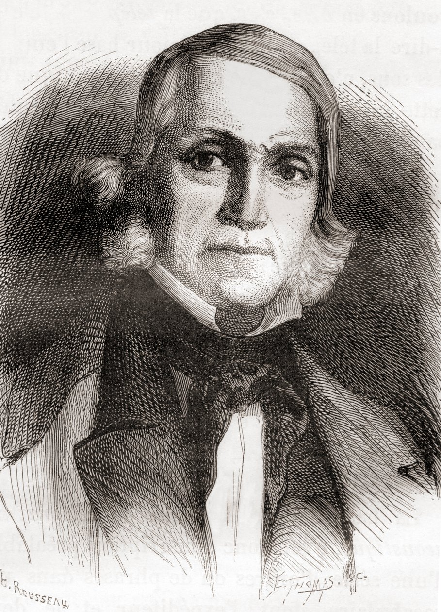 Jean-François Sudre, från Vetenskapens underverk, publicerad ca 1870 (gravyr) av French School
