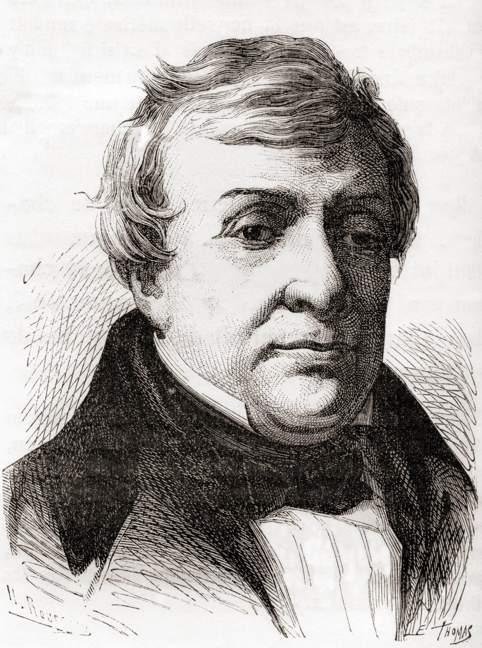 Jean Claude Eugène Péclet, från Vetenskapens underverk, publicerad ca 1870 (gravyr) av French School