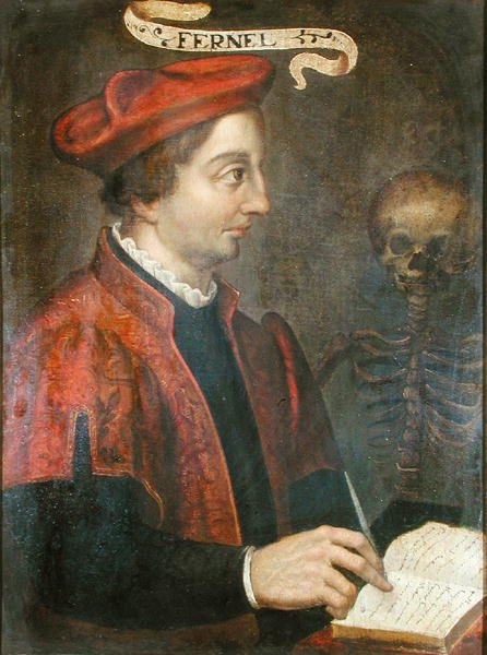 Jean Fernel (ca 1497-1558) (olja på duk) av French School