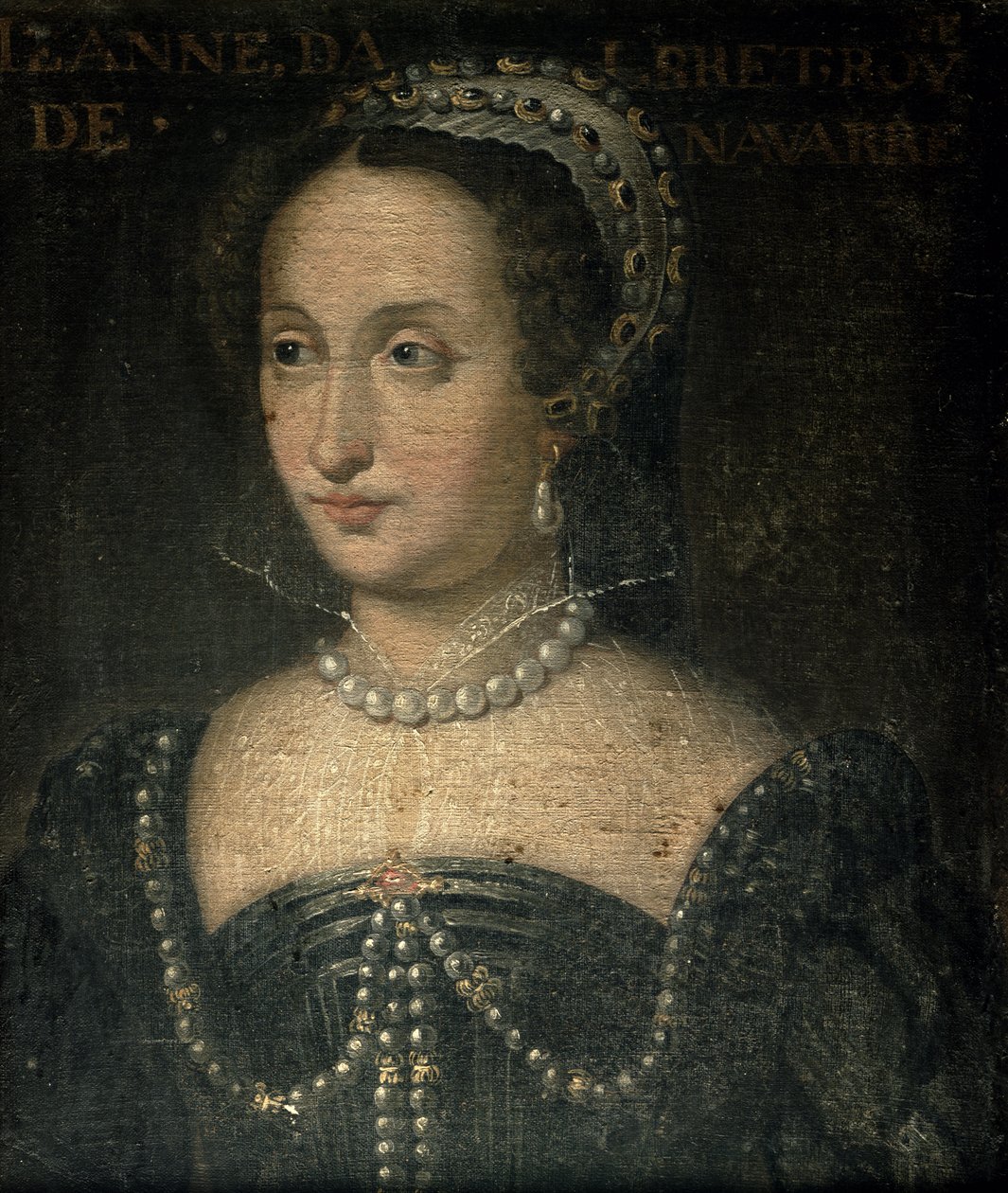 Jeanne III av Albret (1528-72) av French School