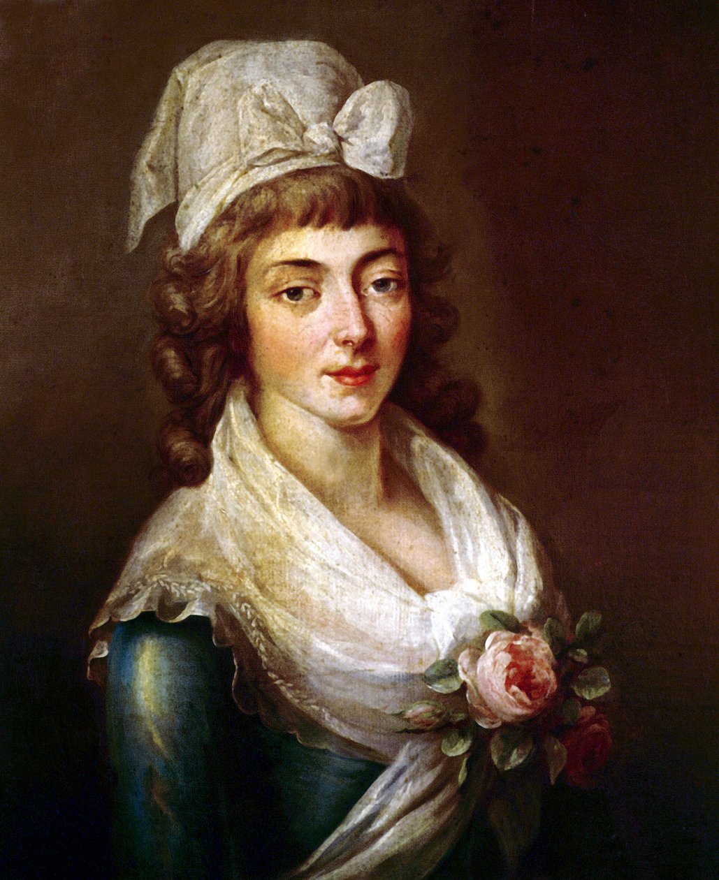 Jeanne Marie Manon Philippon vid tiden för franska revolutionen av French School