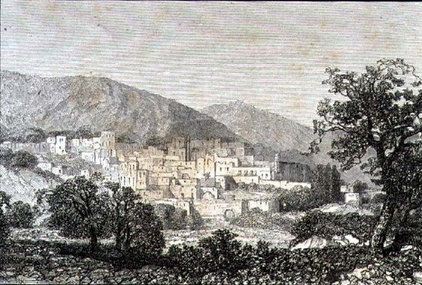 Jerusalem på 1860-talet (gravyr) av French School