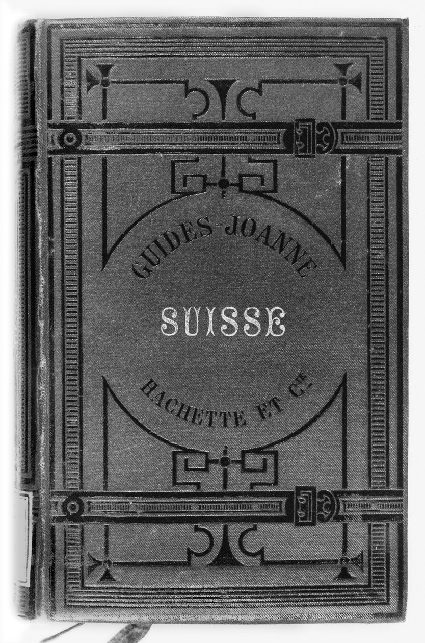 Joanne guides of Switzerland, publicerad Hachette, Paris, 1887 av French School